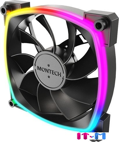 Вентилятор для корпуса Montech RX120 PWM (черный) фото 5 Вентилятор для корпуса Montech RX120 PWM (черный) фото 5