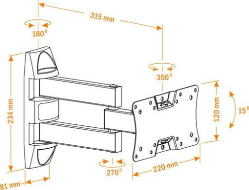 Кронштейн Holder LCDS-5065 фото 4
