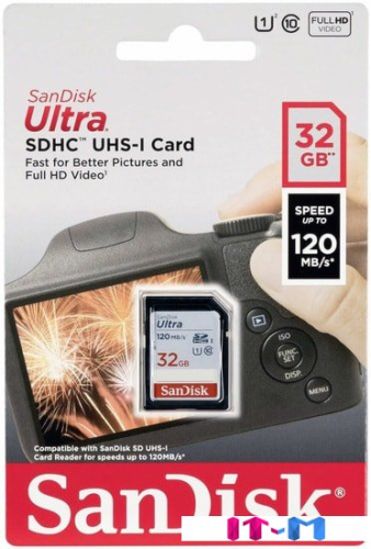Карта памяти SanDisk Ultra SDHC SDSDUN4-032G-GN6IN 32GB фото 4