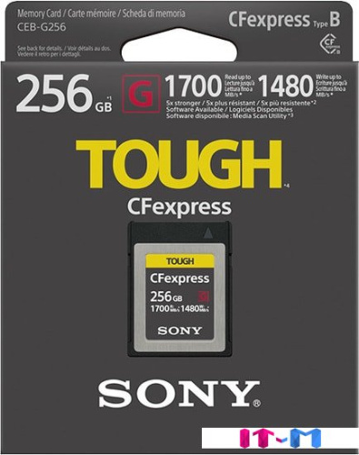 Карта памяти Sony CFexpress Type B CEB-G256 256GB фото 2