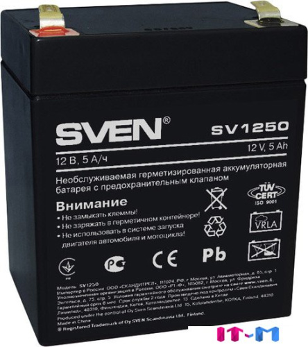 Аккумулятор для ИБП SVEN SV1250 фото 2