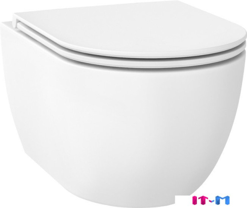 Унитаз подвесной Wellsee Chalice Perfection RimFree 182608001 (чаша, пневмокрышка, матовый белый) фото 2