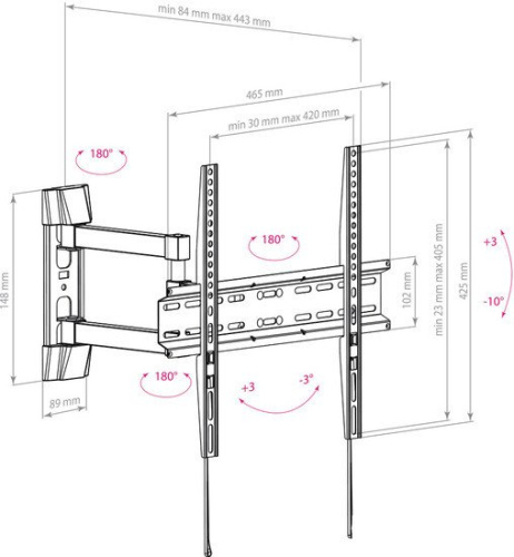 Кронштейн Arm Media LCD-414 фото 4