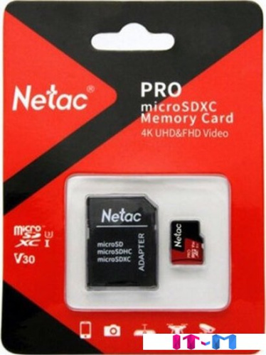 Карта памяти Netac P500 Extreme Pro 32GB NT02P500PRO-032G-R (с адаптером) фото 3