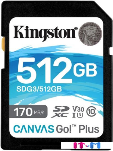 Карта памяти Kingston Canvas Go! Plus SDXC 512GB фото 2