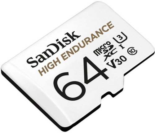 Карта памяти SanDisk High Endurance microSDXC SDSQQNR-064G-GN6IA 64GB (с адаптером) фото 4