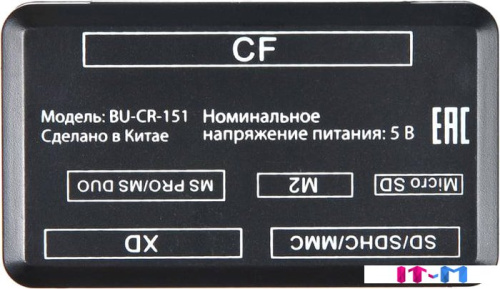 Карт-ридер Buro BU-CR-151 фото 2