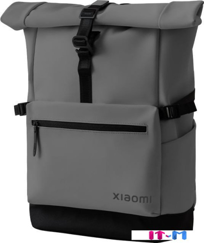 Городской рюкзак Xiaomi Roll Top Casual Backpack BHR9055GL (серый/черный)