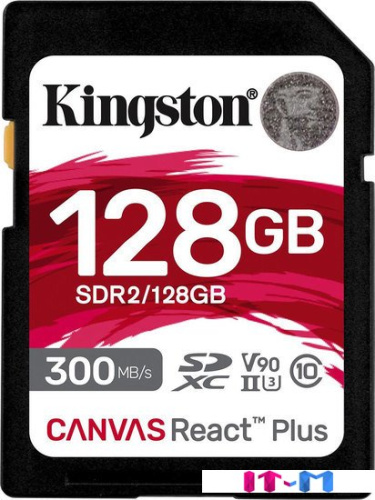 Карта памяти Kingston Canvas React Plus SDXC 128GB фото 2