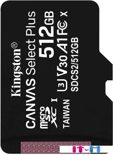 Карта памяти Kingston Canvas Select Plus microSDXC 512GB фото 2