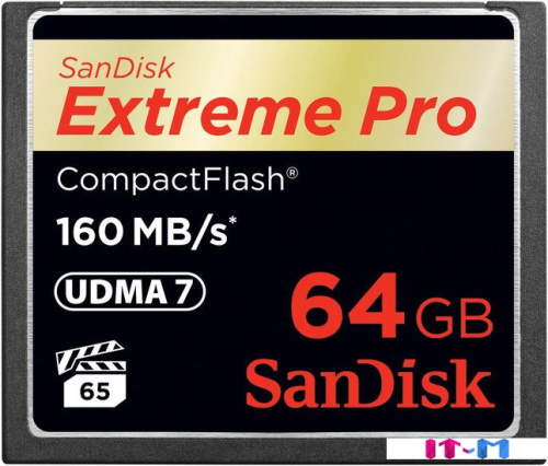 Карта памяти SanDisk Extreme Pro CompactFlash 64GB (SDCFXPS-064G-X46) фото 2