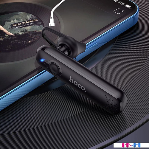 Bluetooth гарнитура Hoco E63 (черный) фото 3