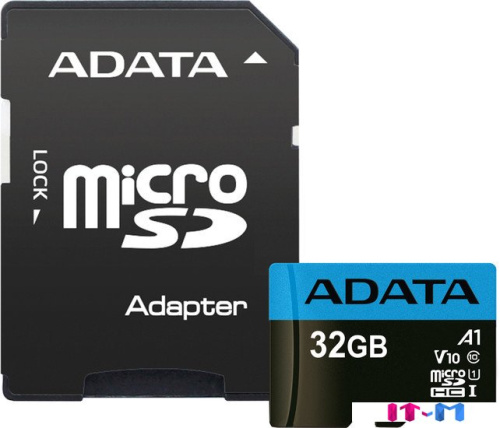 Карта памяти A-Data Premier AUSDH32GUICL10A1-RA1 microSDHC 32GB (с адаптером) фото 5