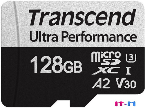 Карта памяти Transcend microSDXC 340S 128GB (с адаптером) фото 3