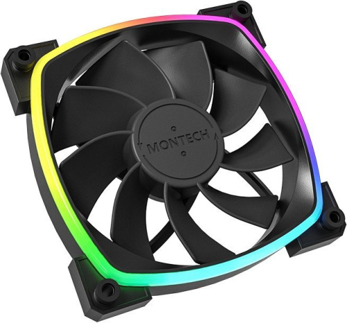 Вентилятор для корпуса Montech RX120 PWM (черный) фото 4 Вентилятор для корпуса Montech RX120 PWM (черный) фото 4