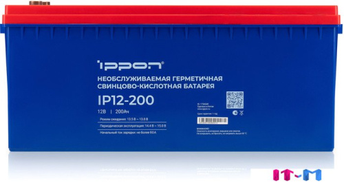 Аккумулятор для ИБП IPPON IP12-200 (12В/200 А·ч) фото 5