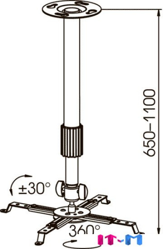 Кронштейн Kromax PROJECTOR-300 фото 5