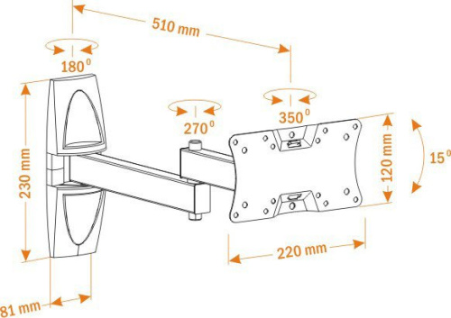 Кронштейн Holder LCDS-5064 фото 4