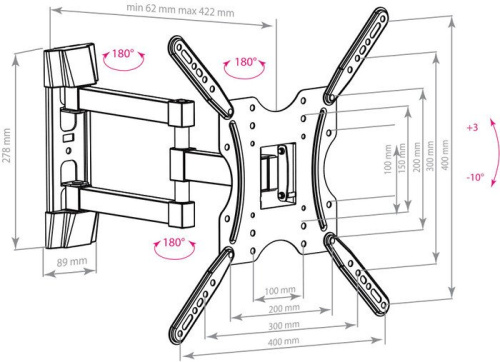 Кронштейн Arm Media LCD-404 фото 4
