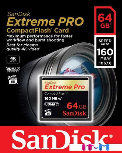 Карта памяти SanDisk Extreme Pro CompactFlash 64GB (SDCFXPS-064G-X46) фото 4