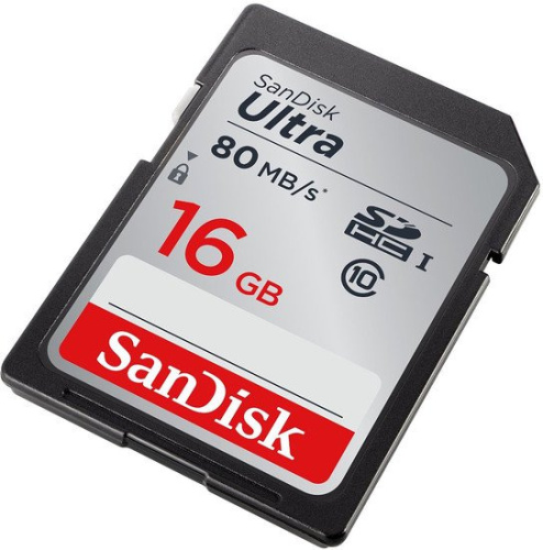 Карта памяти SanDisk SDHC (Class 10) 16GB [SDSDUNC-016G-GN6IN] фото 3