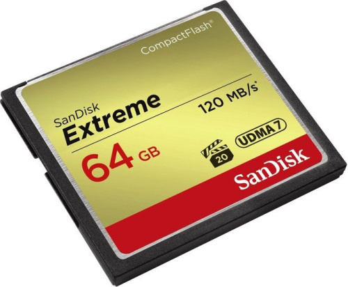 Карта памяти SanDisk Extreme CompactFlash 64GB [SDCFXSB-064G-G46] фото 3