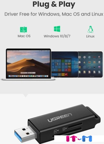 Карт-ридер Ugreen CM104 40752 фото 4