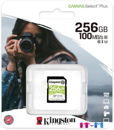 Карта памяти Kingston Canvas Select Plus SDXC 256GB фото 3