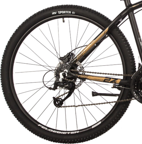 Велосипед Stinger Element Pro 27.5 р.20 2023 (черный/золотистый) фото 5