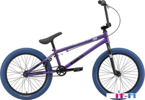 Велосипед Stark Madness BMX 4 2024 (серо-фиолетовый/черный/темно-синий) фото 2