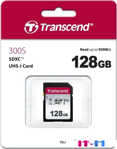 Карта памяти Transcend SDXC 300S 128GB фото 3