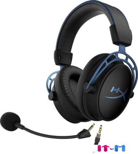 Наушники HyperX Cloud Alpha S (черный/синий) фото 2