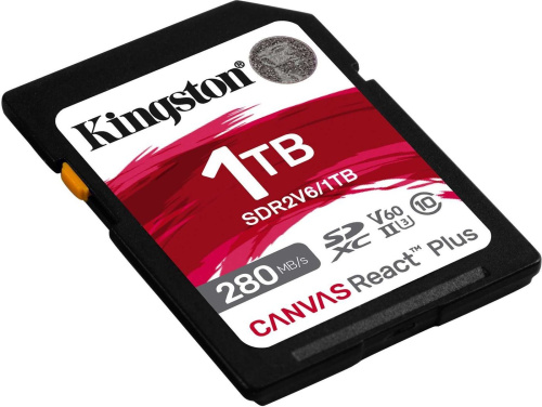 Карта памяти Kingston Canvas React Plus V60 SDXC 1TB фото 2
