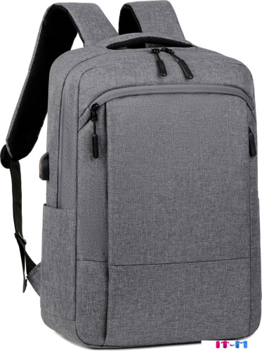 Городской рюкзак Miru SleekStyle 17.3" MBP-1076 (серый) фото 2