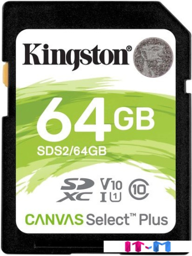 Карта памяти Kingston Canvas Select Plus SDXC 64GB фото 2