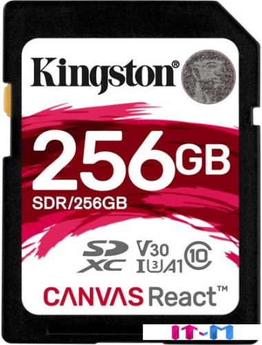 Карта памяти Kingston Canvas React SDR/256GB SDXC 256GB фото 6