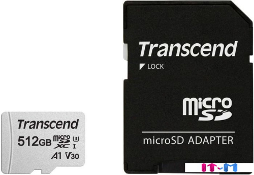Карта памяти Transcend microSDXC 300S 512GB (с адаптером) фото 5
