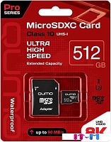 Карта памяти QUMO microSDXC QM512GMICSDXC10U3 512GB