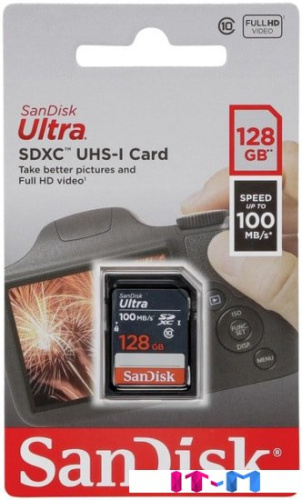 Карта памяти SanDisk Ultra SDXC SDSDUNR-128G-GN3IN 128GB фото 3