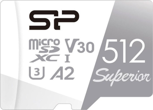 Карта памяти Silicon-Power Superior microSDXC SP512GBSTXDA2V20SP 512GB (с адаптером) фото 2