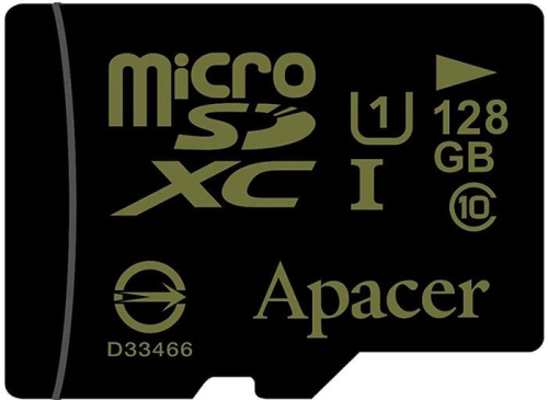 Карта памяти Apacer microSDXC AP128GMCSX10U1-R 128GB (с адаптером) фото 3