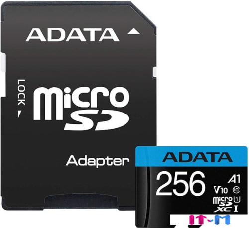 Карта памяти A-Data Premier AUSDX256GUICL10A1-RA1 microSDXC 256GB (с адаптером) фото 5