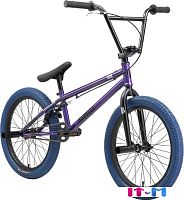 Велосипед Stark Madness BMX 4 2024 (серо-фиолетовый/черный/синий)