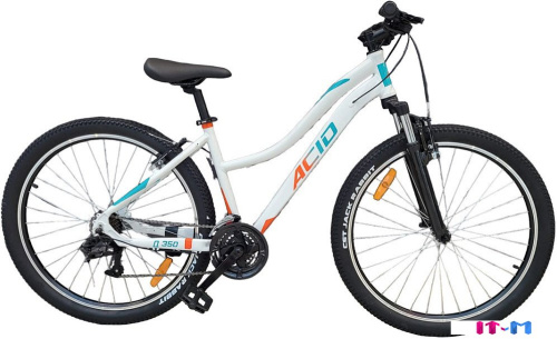 Велосипед Forward Acid 27.5 Q-350 FR р.16.5 2024 (белый/бирюзовый) фото 3