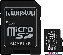 Карта памяти Kingston Canvas Select Plus microSDXC 256GB (с адаптером)