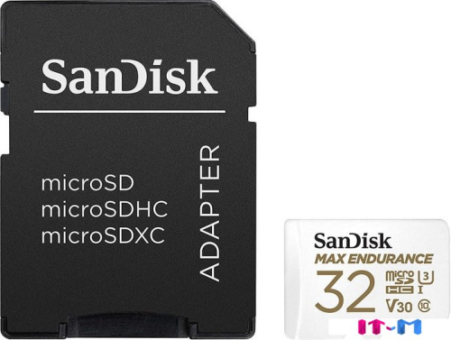 Карта памяти SanDisk microSDHC SDSQQVR-032G-GN6IA 32GB (с адаптером) фото 2