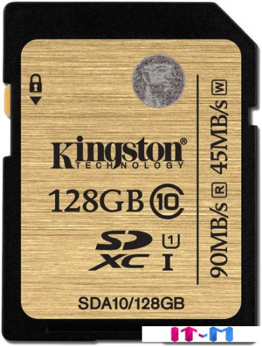 Карта памяти Kingston SDHC Ultimate UHS-I U1 (Class 10) 128GB (SDA10/128GB) фото 3