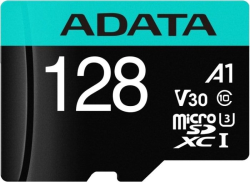 Карта памяти A-Data Premier Pro AUSDX128GUI3V30SA2-RA1 microSDXC 128GB (с адаптером) фото 2