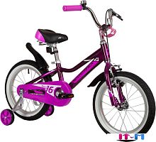 Детский велосипед Novatrack Novara 16 2022 165ANOVARA.VL22 (фиолетовый)