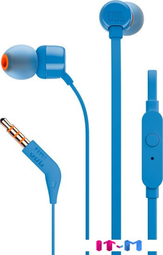 Наушники JBL T110 (синий) фото 2